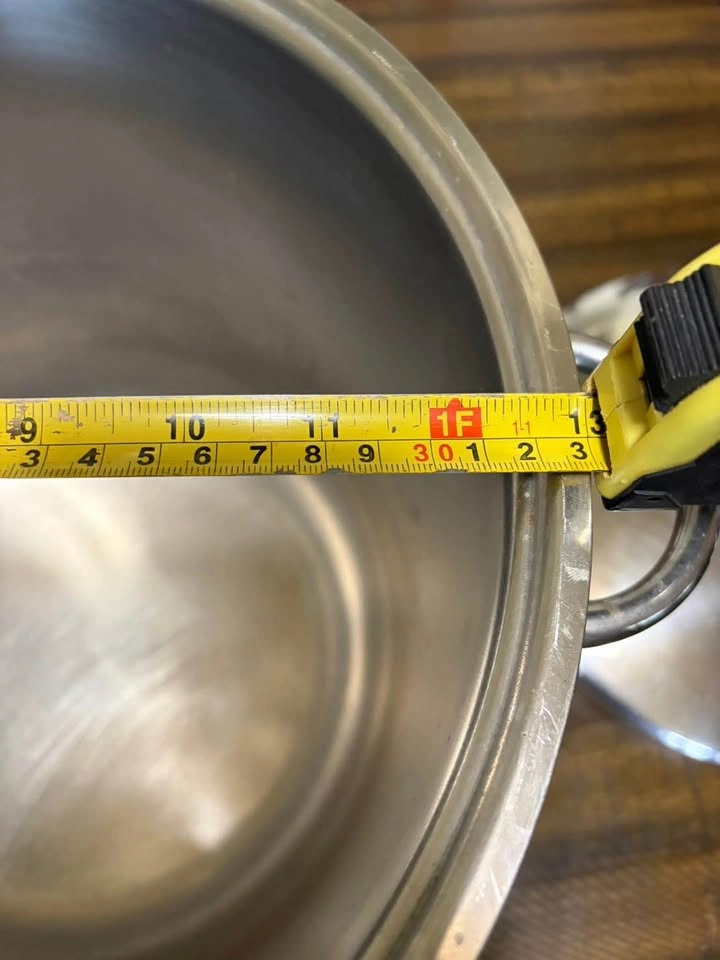 Large Stainless Steel Stock Pot with Lid - photo 3