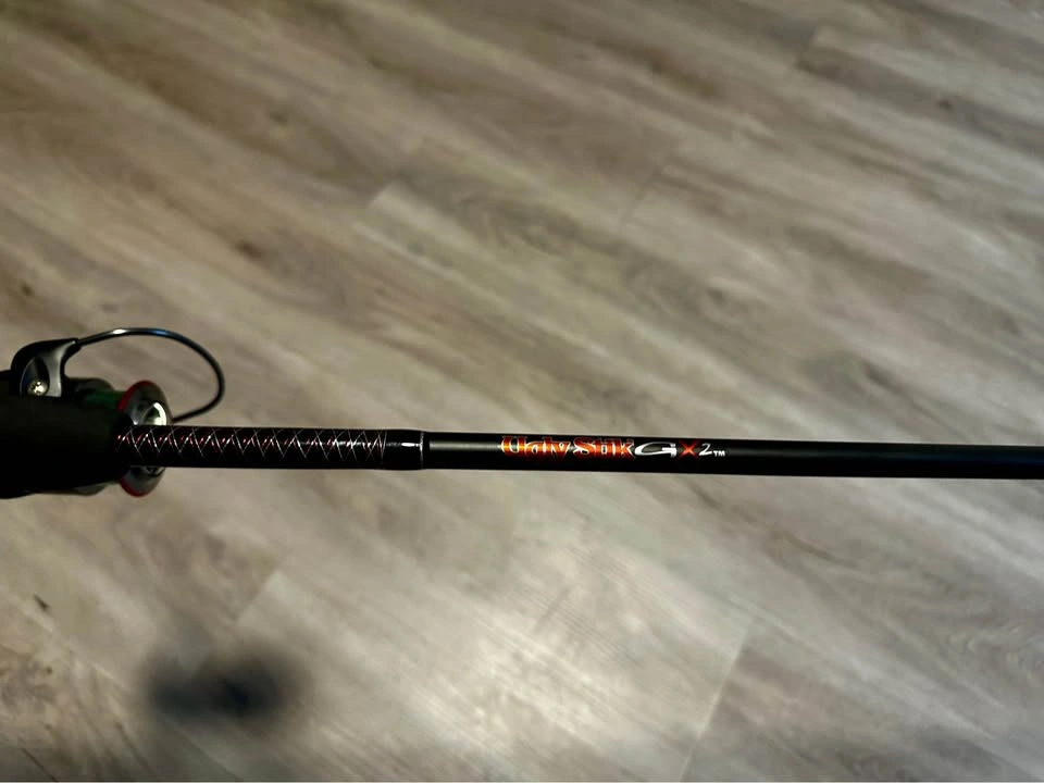 Shakespeare Ugly Stik GX2 6’6” Spinning Rod & Reel Combo