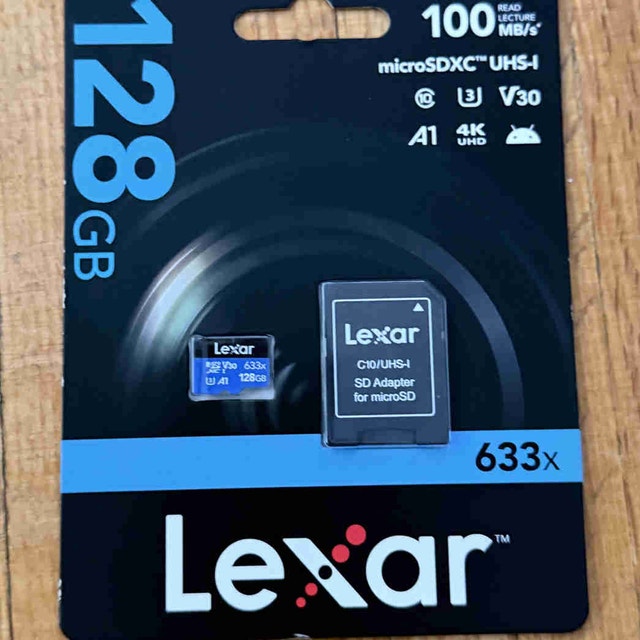 Lexar 128GB microSDXC UHS-I Memory Card