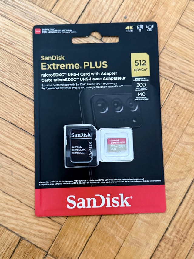 SanDisk Extreme PLUS 512GB
