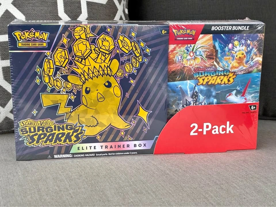 Pokémon Surging Sparks ETB+Booster Bundle
