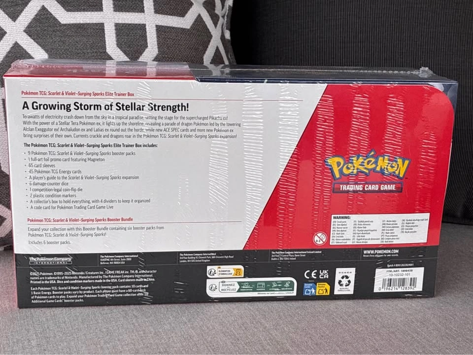 Pokémon Surging Sparks ETB+Booster Bundle - photo 2