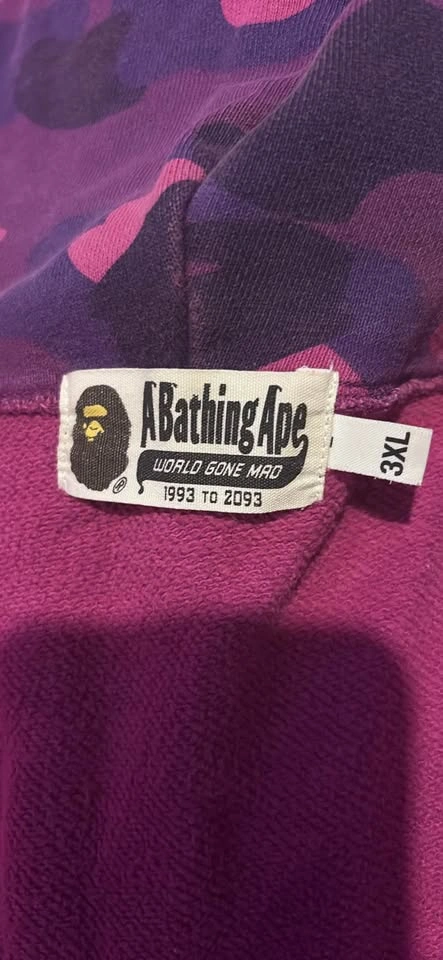 Bape camo college full zip READ DESC - photo 3