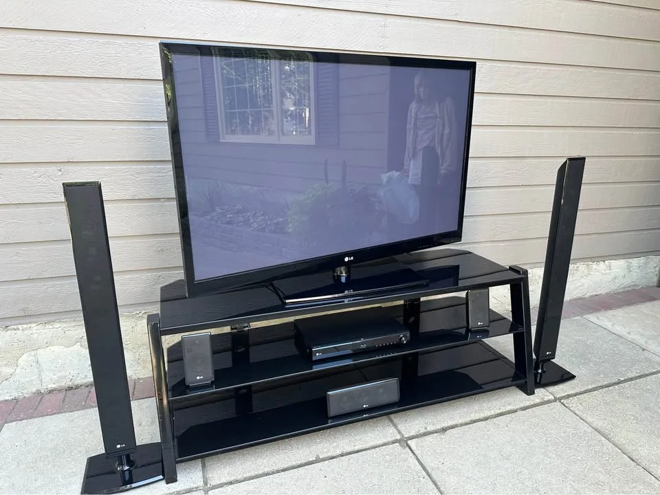 LG 60” TV and LG Surround Sound & Stand image indicator(2)