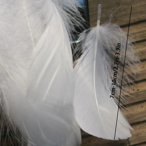 100/500 PCS Colorful Feathers, Suitable For Gift Box Packaging F - photo 2