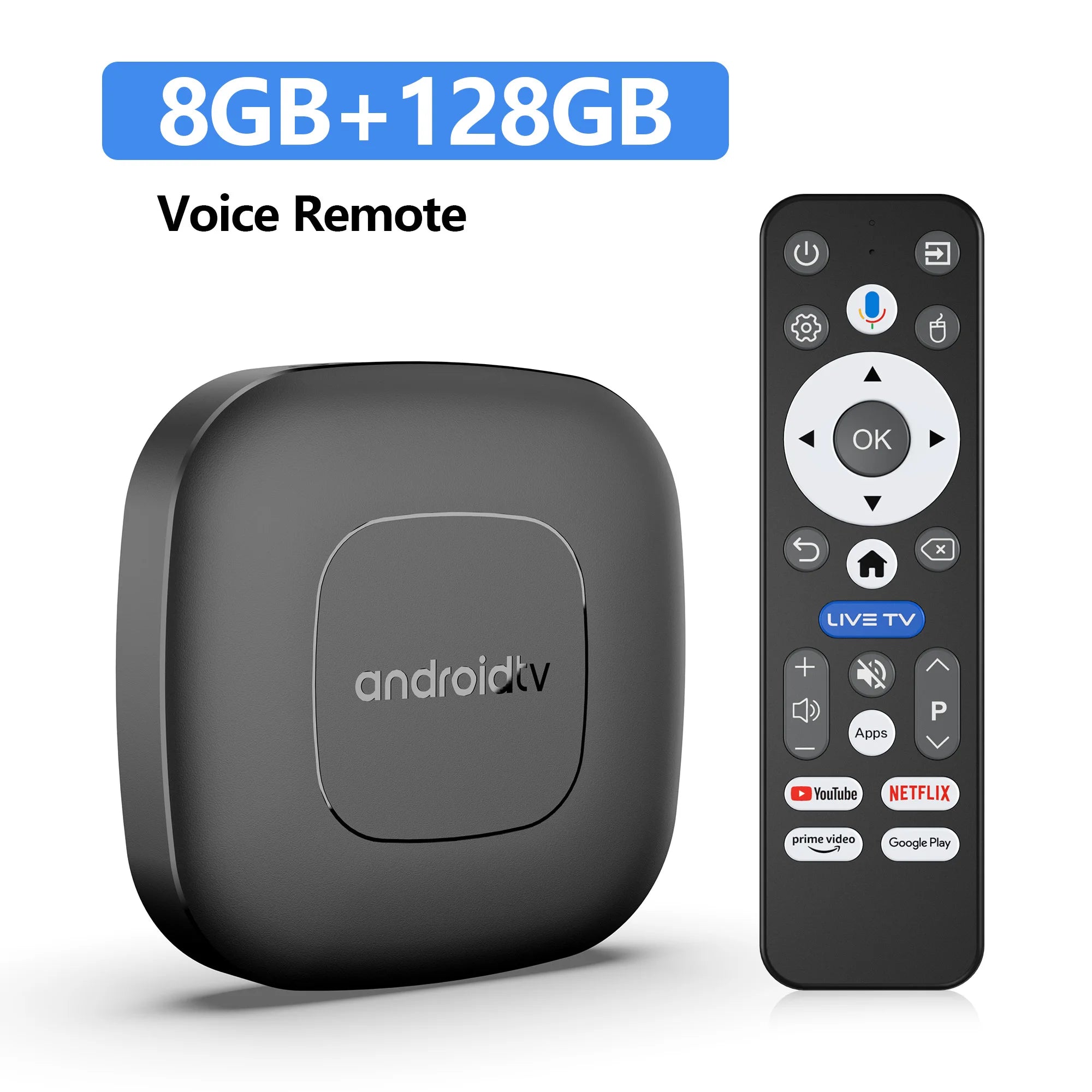 TV Box Android 16 Google Assistant Voice Control 8GB 128GB - photo 4