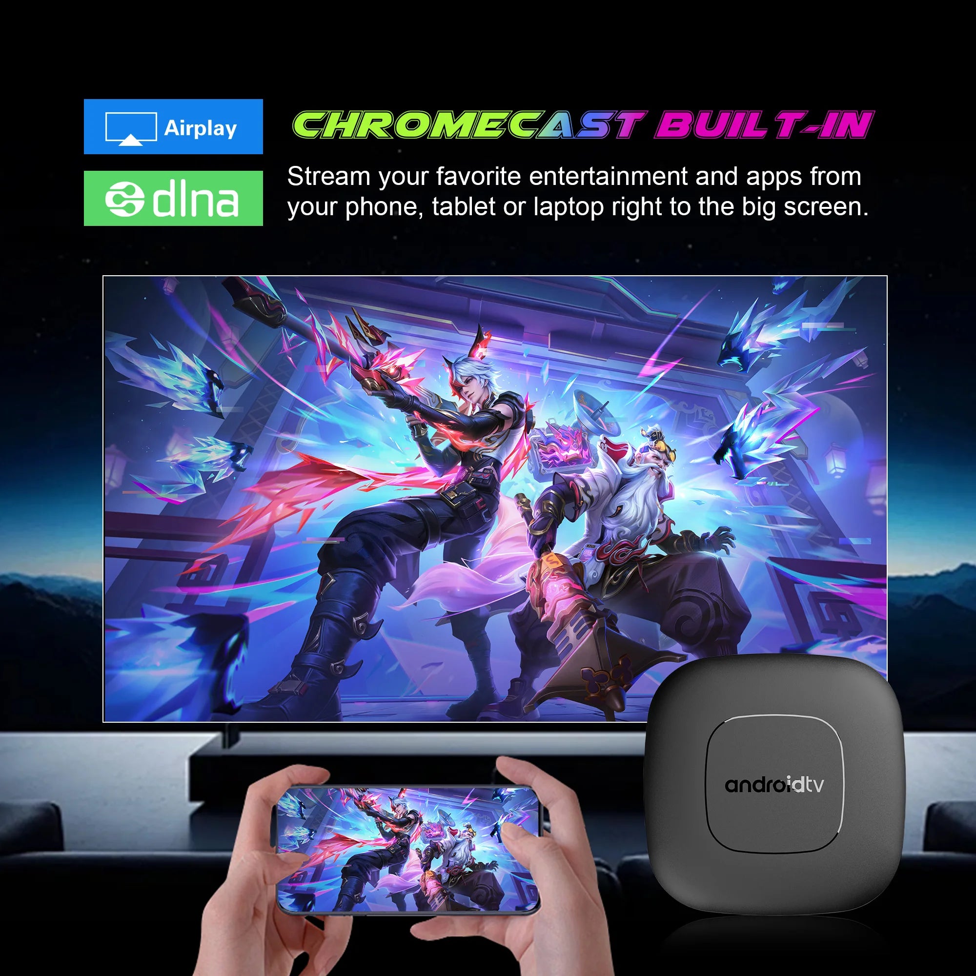 TV Box Android 16 Google Assistant Voice Control 8GB 128GB - photo 5