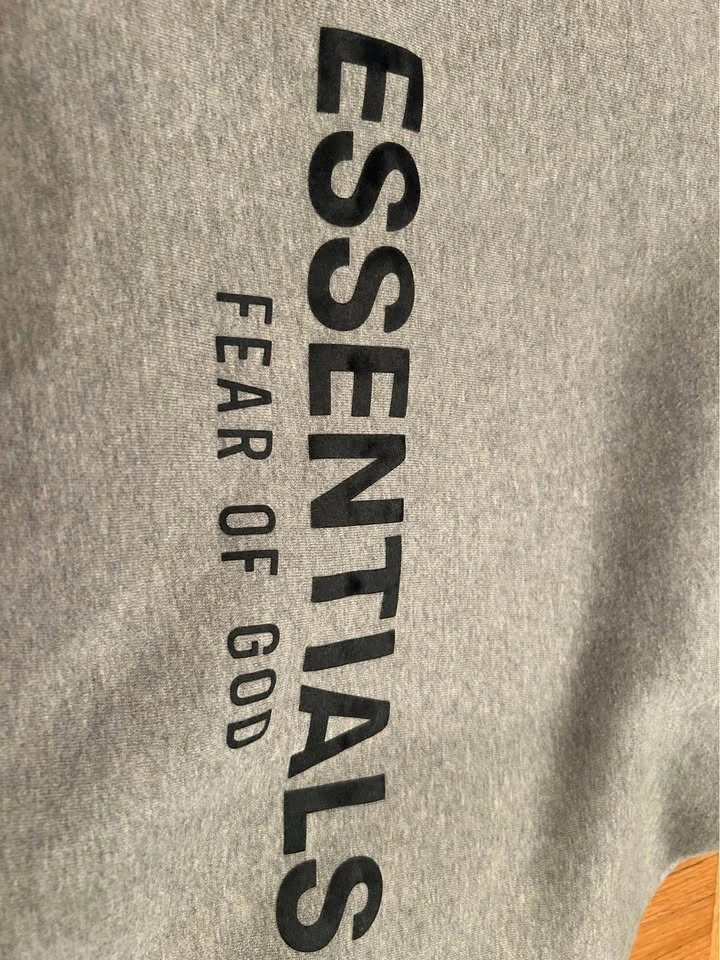 Essentials Dark Oatmeal Hoodie - photo 3