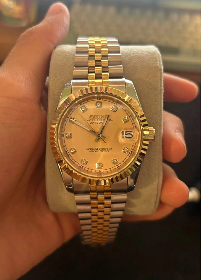 Seiko Mod Datejust Twotone 36mm