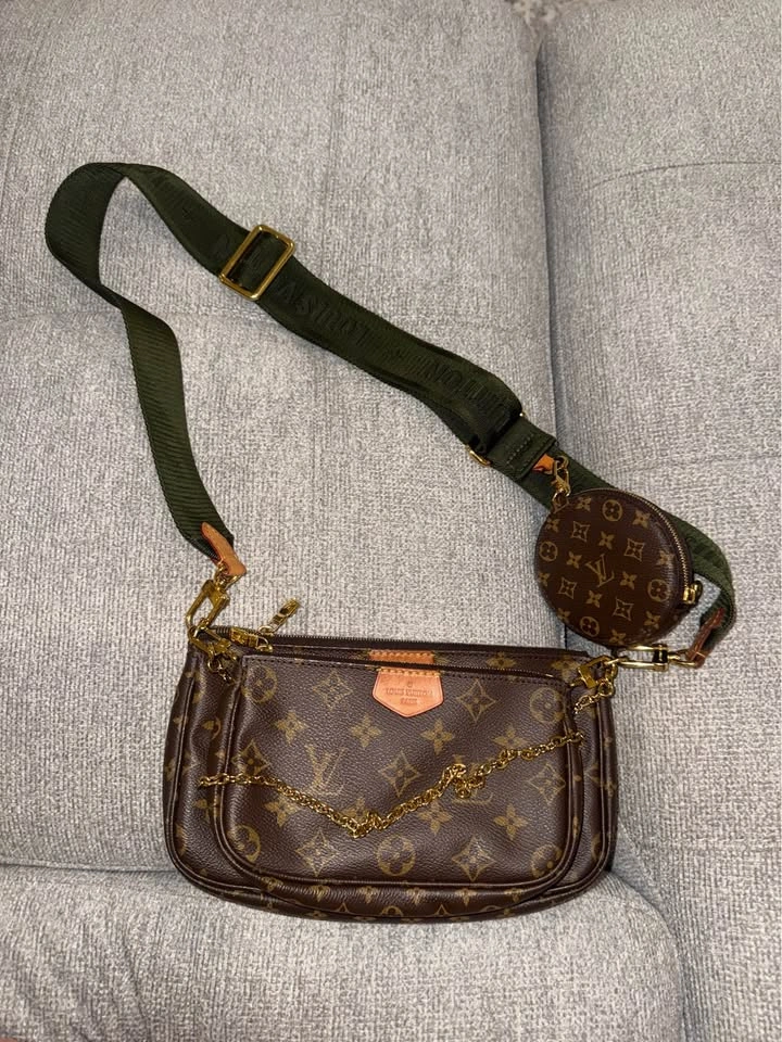 Louis Vuitton Multi Pochette Crossbody - Army Green Strap - photo 2