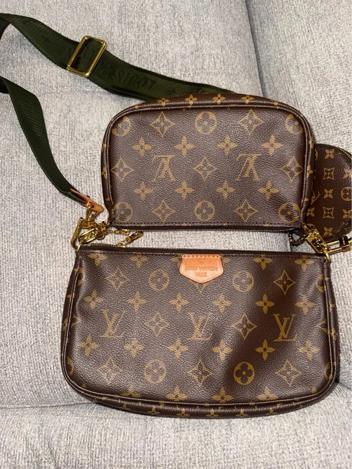 Louis Vuitton Multi Pochette Crossbody - Army Green Strap - photo 4