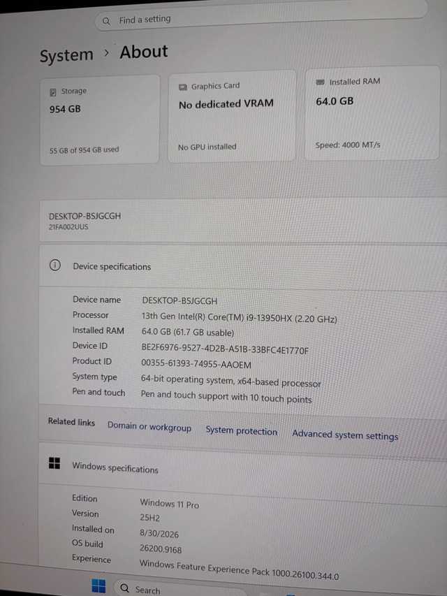Lenovo ThinkPad P16 Gen 2 — Brand New - photo 5