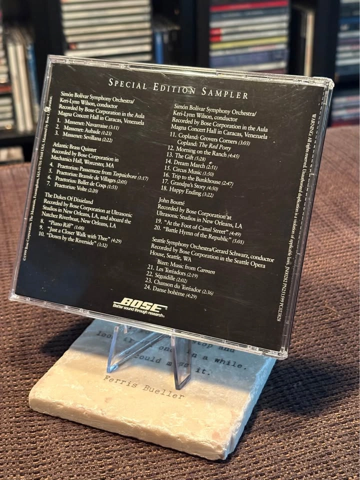 BOSE The Bose Music Show Special Edition Sampler CD (1999) - photo 2