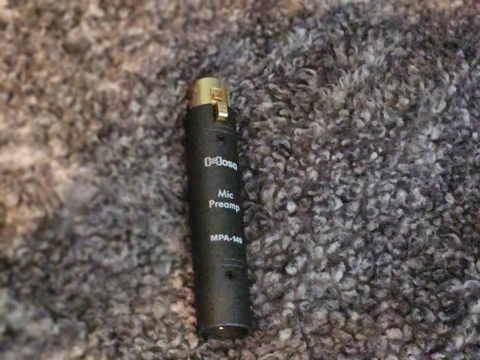 Shure sm7b + Hosa MPA 149 inline mic preamp - photo 3