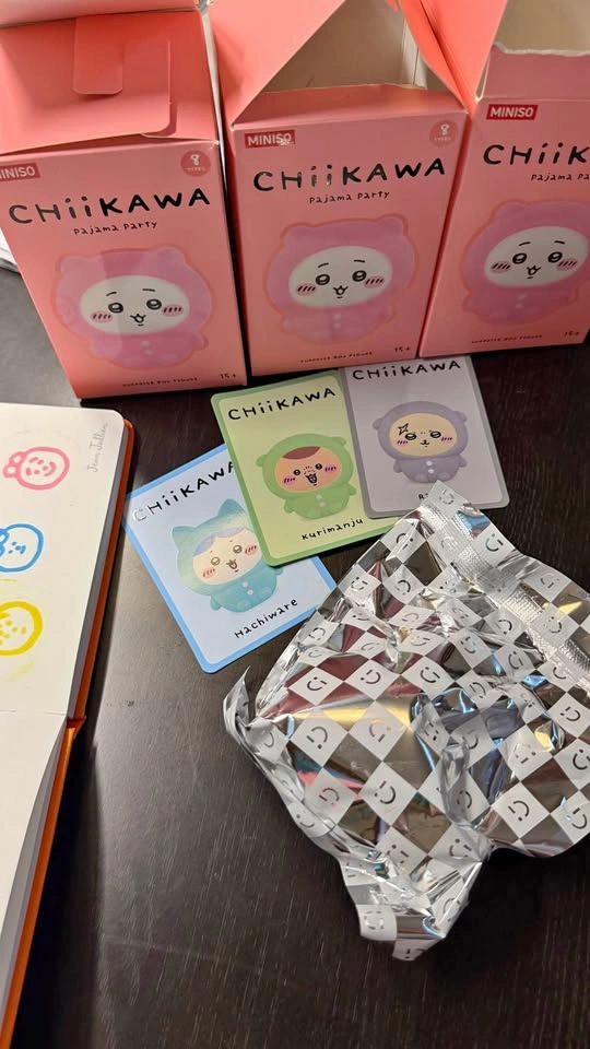 Miniso Chiikawa Pajama Party Blind Box Figures