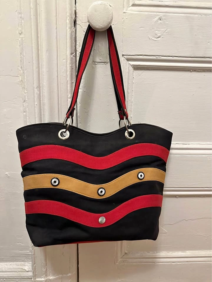 Women’s Black Red Tan Purse 👜 Pickup in Park Slope