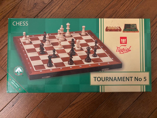 Wegiel Tournament No 5 Chess Set