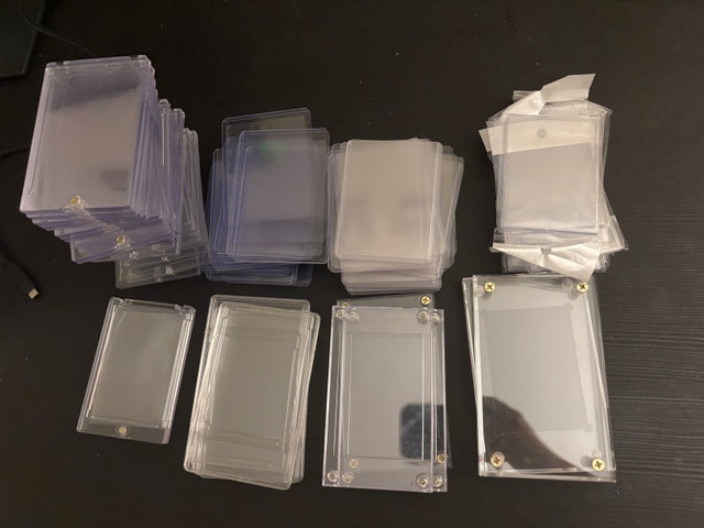 Trading Card Protective Holders and Cases Assortment