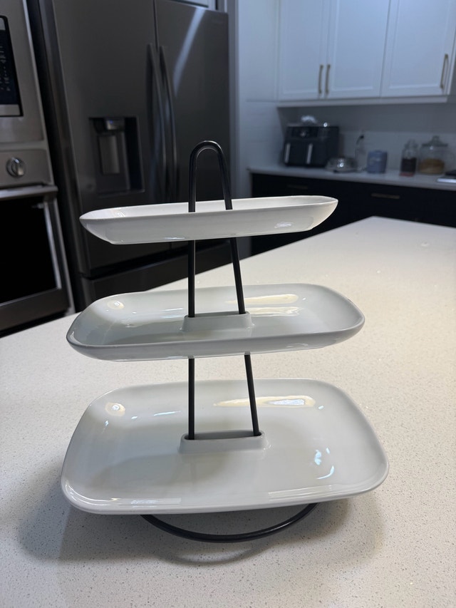 Serving Three-tier Tray