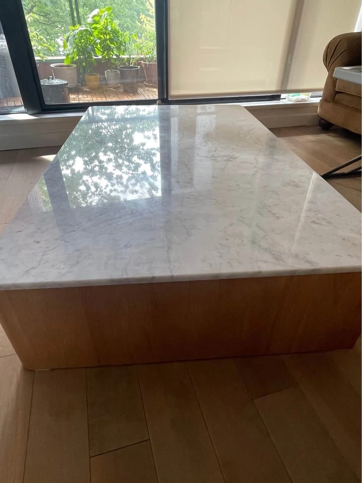 Sundays Form Marble Coffee Table - photo 3