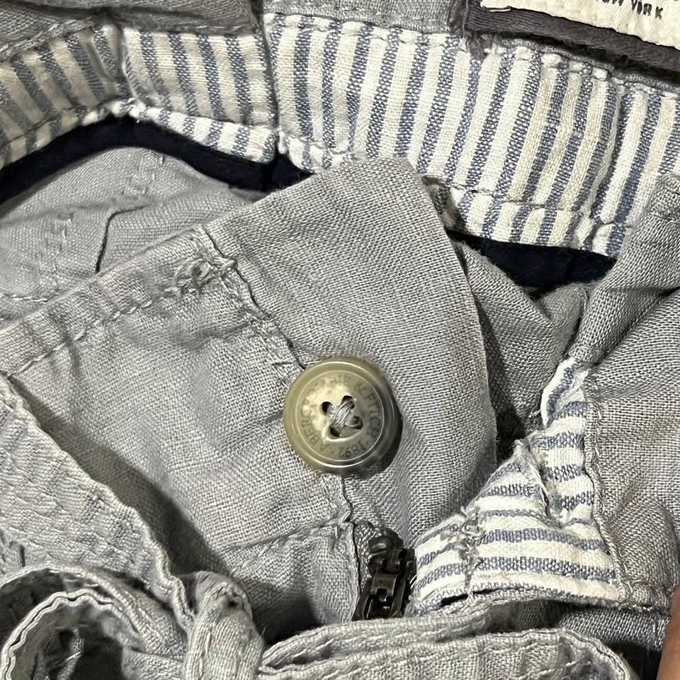 Womens Abercrombie & Fitch Vintage Y2K Gray Tie Shorts XS - photo 5