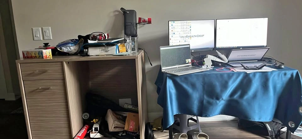 Two tables Office Desk with Storage