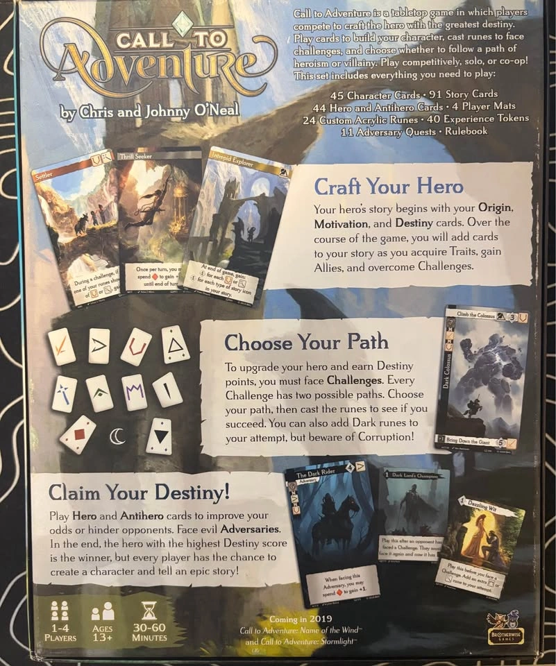 Call to Adventure (1st Edition) Board Game - photo 3