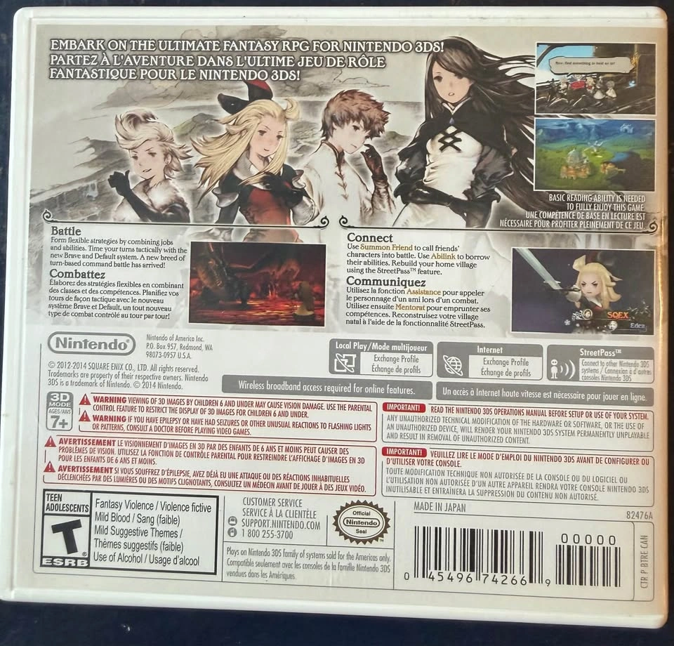 Nintendo 3DS Bravely Default and Bravely Second: End Layer Games - photo 4