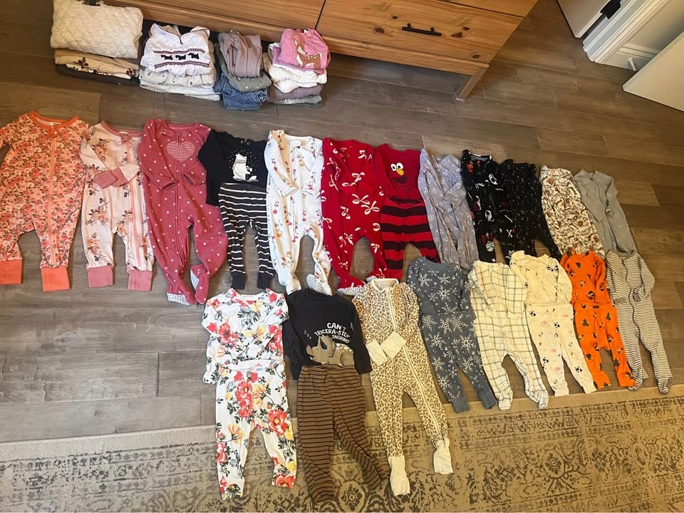 Massive 6-12, 9-12 month baby clothes bundle - photo 4