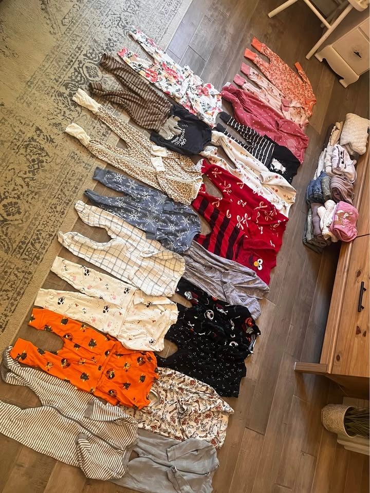 Massive 6-12, 9-12 month baby clothes bundle - photo 5