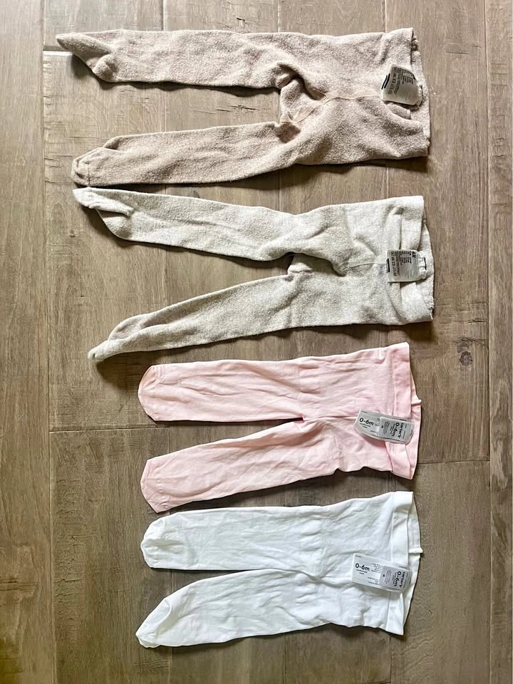 Baby girl tights x4