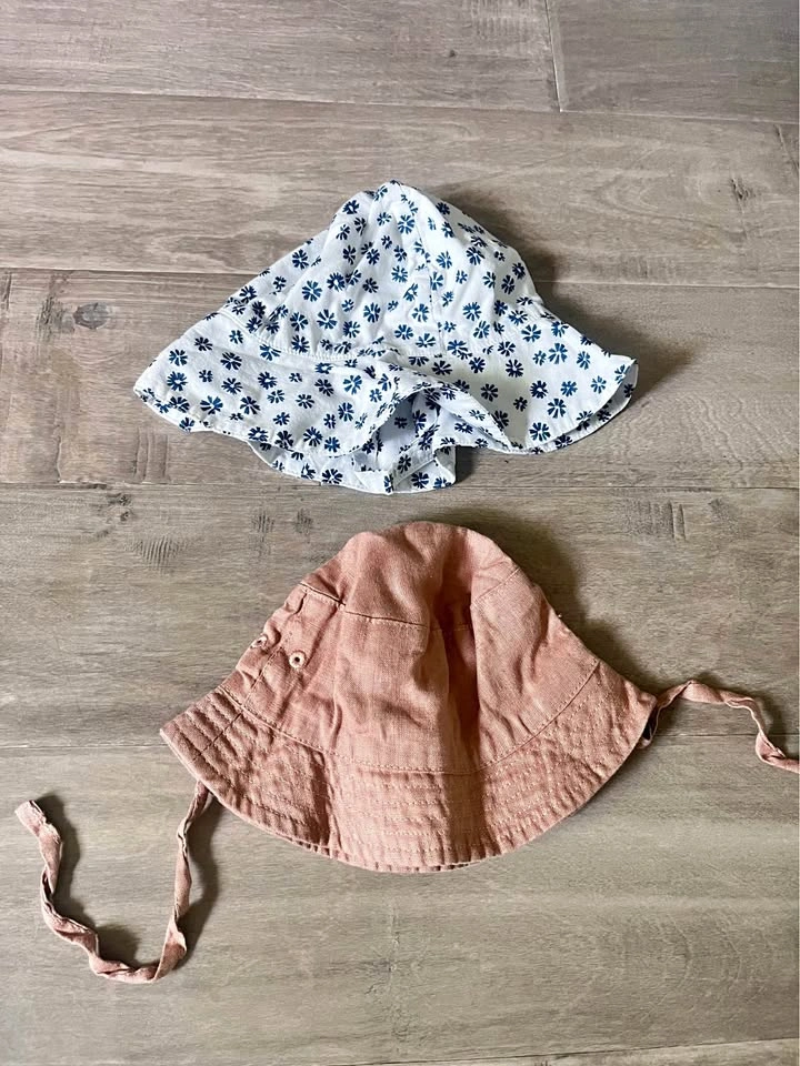 Baby girl summer hats 0-6 months