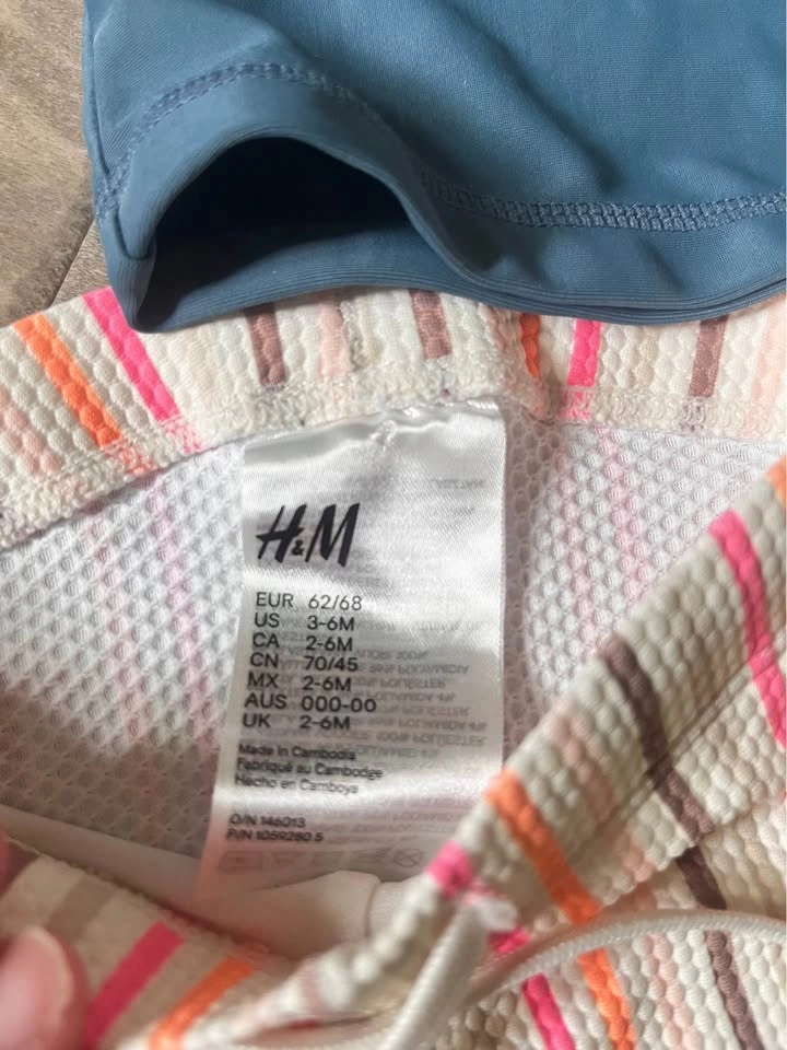 Baby girl 3-6 month old swimsuits and rashguards - photo 4