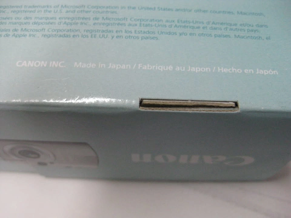 Canon Powershot SD950 Digital Camera Made in Japan with Box - photo 4