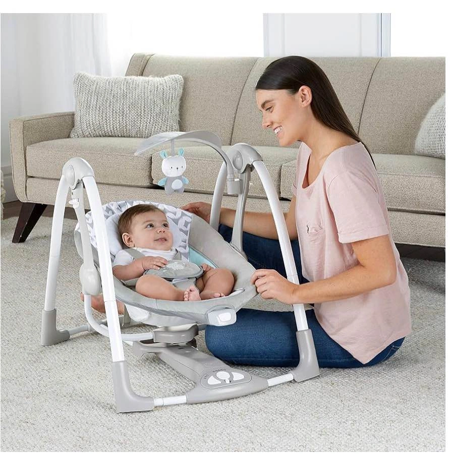 🧸 Ingenuity ConvertMe Swing-2-Seat (Battery-Saving, Portable)