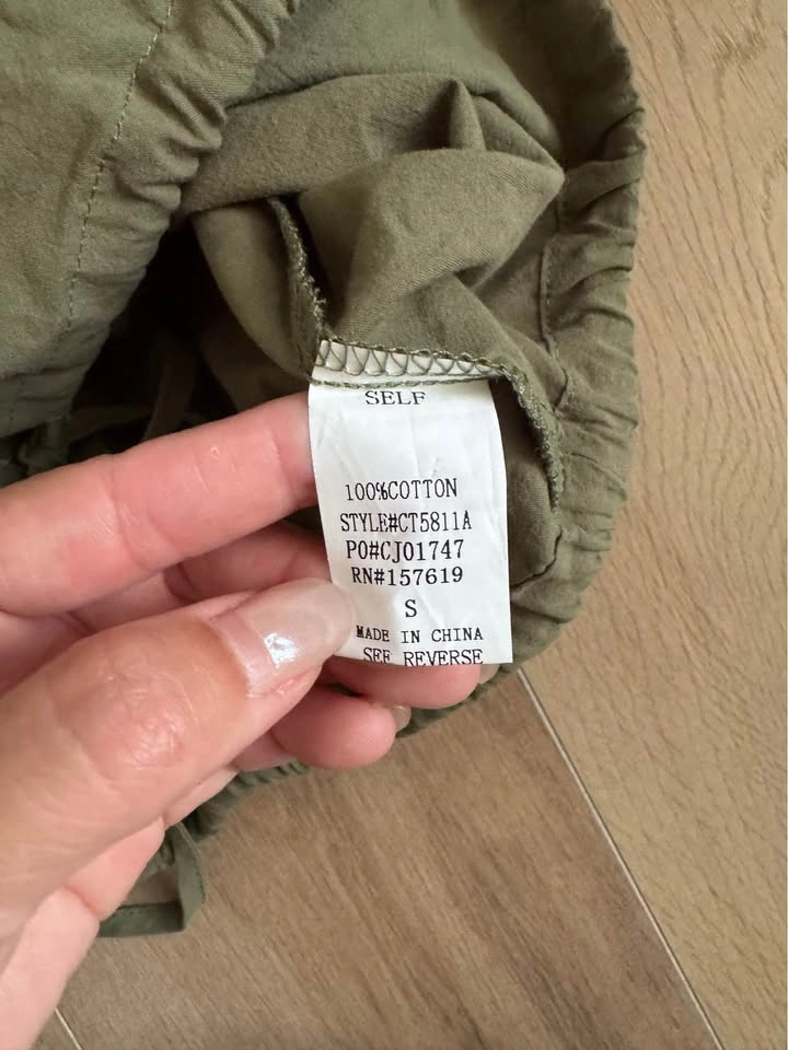 Little Mountain Army Green Sleeveless Blouse - photo 4