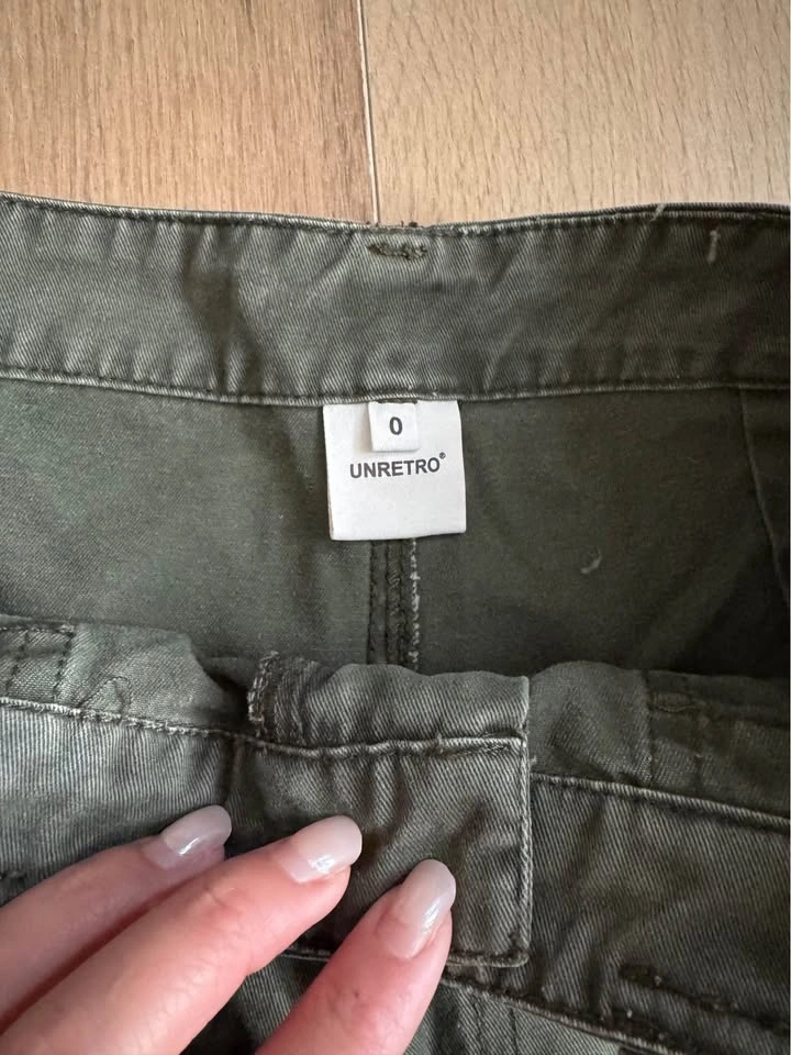 Olive Green Utility Shorts - photo 5