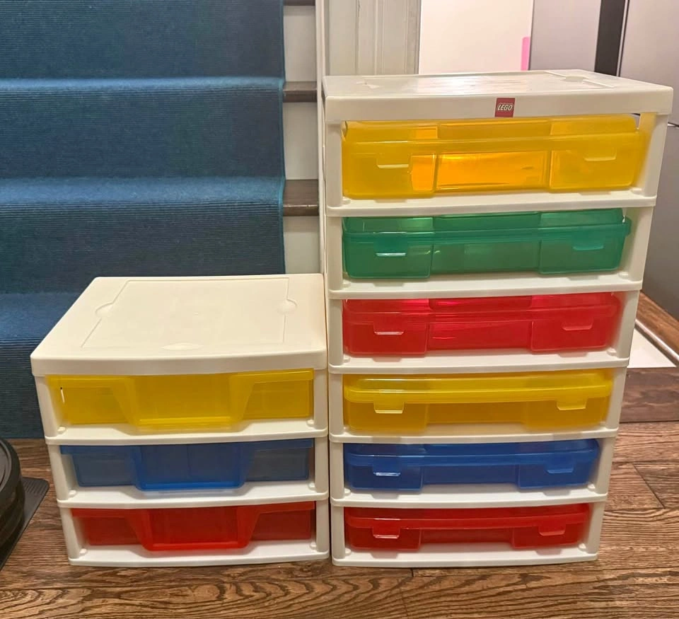 LEGO Storage Organizer System – 2 Units / 9 Drawers & Sorting Ca