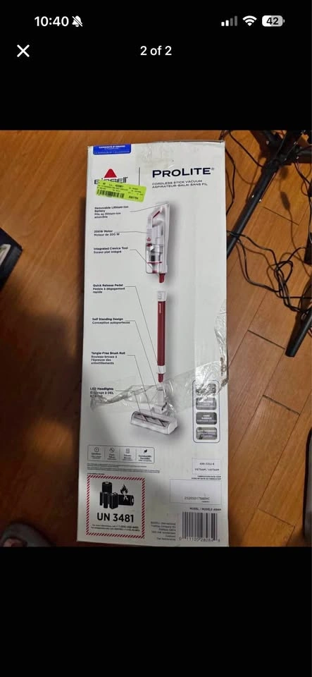 Brand New Bissell ProLite Cordless Stick Vacuum
