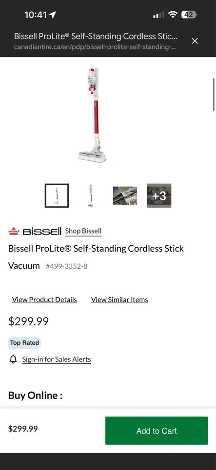 Brand New Bissell ProLite Cordless Stick Vacuum - photo 3