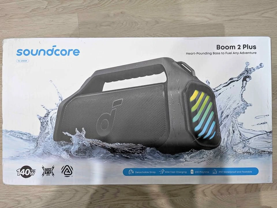 NEW Soundcore Boom 2 Plus Portable Bluetooth Speaker