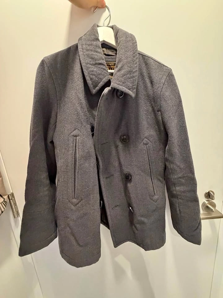 Grey Peacoat