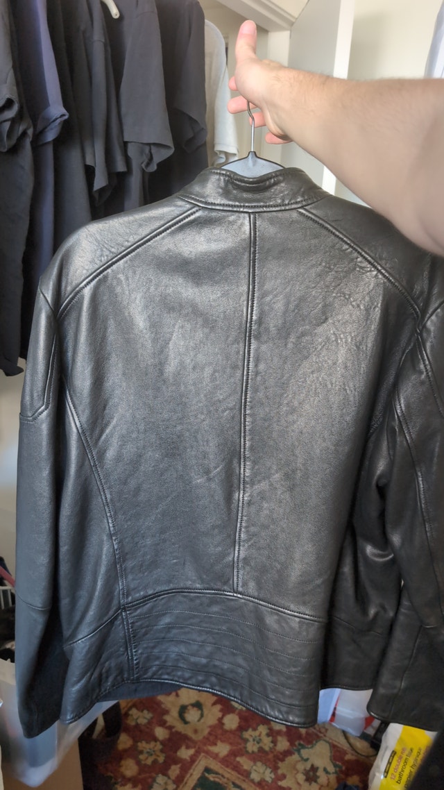 Hugo Boss Sheepskin Leather Jacket Medium - photo 2