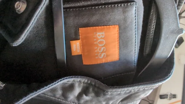 Hugo Boss Sheepskin Leather Jacket Medium - photo 3