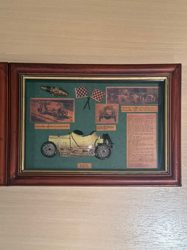 Vintage Sports and Racing Shadow Box Wall Art - photo 3