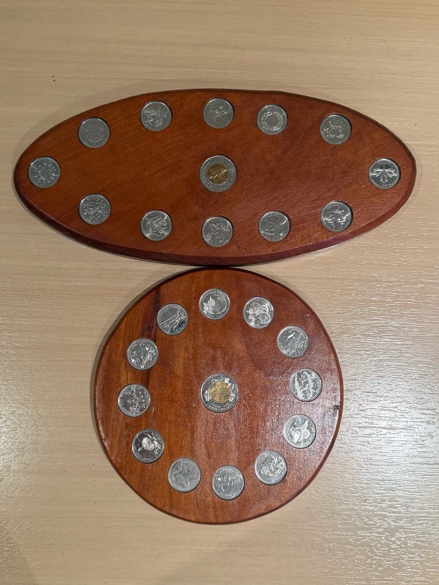 Canada Coin Collection Displays 1999 & 2000