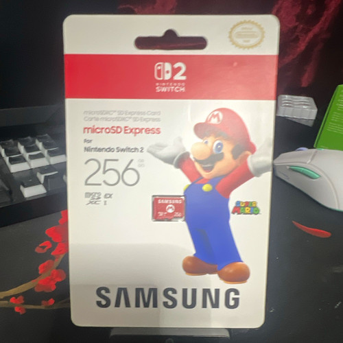 Samsung 256GB microSD Express UHS-I U1 for Nintendo Switch 2