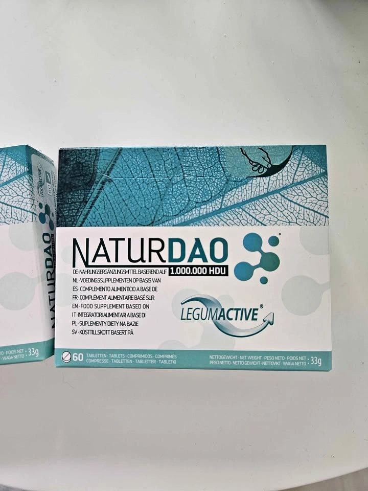 NATURDAO LEGUMACTIVE 60 Tablets (DAO enzyme) x2