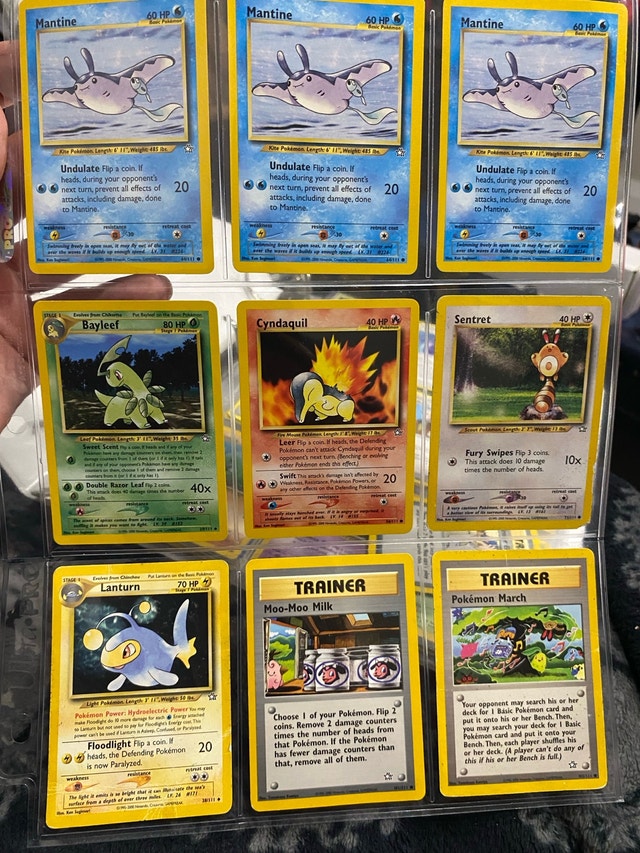 Neo Genesis Pokémon Cards