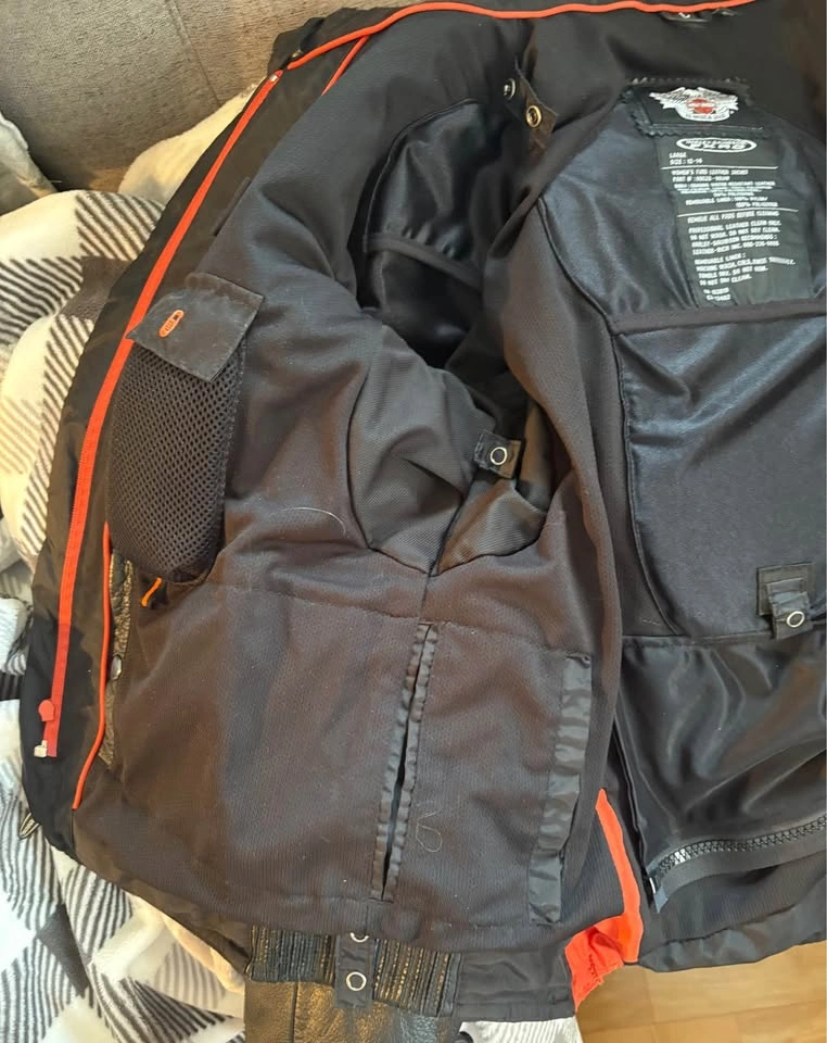 FXRG Harley Davidson riding jacket. Ladies large. Detachable ins - photo 5